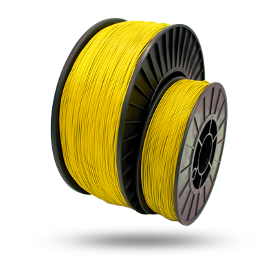 3DBRO PETG філамент жовтого кольору 3 та 0,85 кг